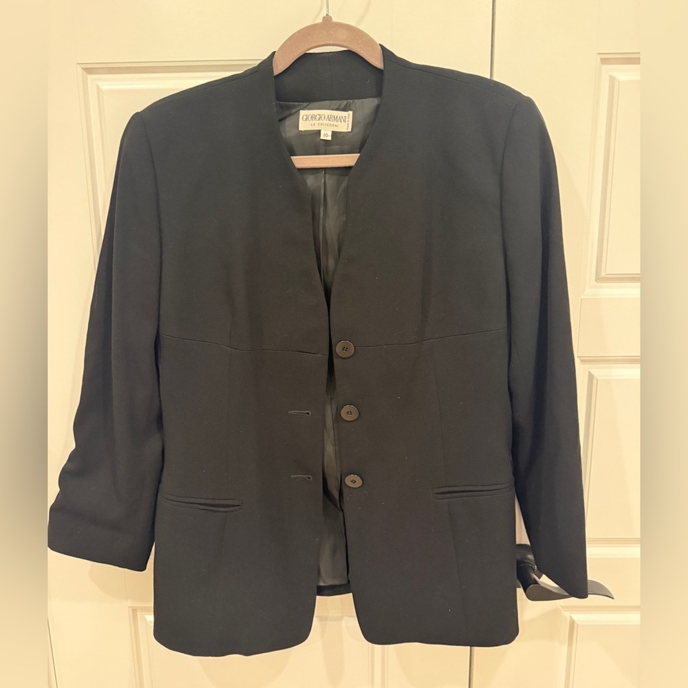Giorgio Armani Classic Black Jacket/ Blazer